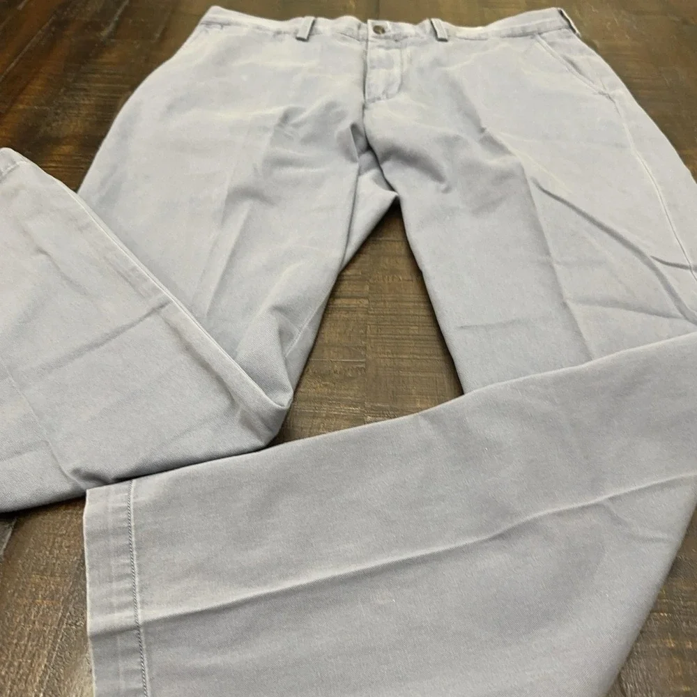 Polo Ralph Lauren Pants Mens 36x32 Gray Classic Fit Canvas Chino Casual